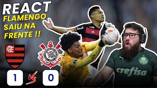 React Flamengo 1x0 Corinthians  Melhores momentos  Gols  Copa do Brasil [upl. by Roach]