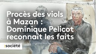 Procès des viols à Mazan  Dominique Pelicot reconnaît les faits [upl. by Benjie]