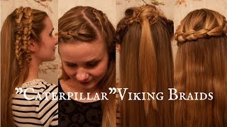 Four quotCaterpillarquot Braid Ideas Inspired by The Vikings [upl. by Akkire]