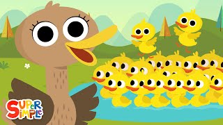 500 Ducks  Kids Songs  Super Simple Songs [upl. by Doownyl]