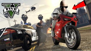 Escapando De La POLICIA Y Haciendo Locuras En Una Moto De Gta Rp😨 [upl. by Llehcsreh]