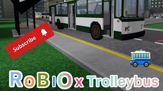 Nid’s Buses and Trams Gameplay Trolleybus Route 20 Roblox [upl. by Nowujalo]