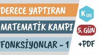 5 Gün  Fonksiyonlar  1  Birim Sabit ve Doğrusal Fonksiyon  K05  2024 AYT Matematik Kampı [upl. by Peper]