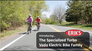 Specialized Turbo Vado Electric Bike Family Overview  eBike Review by ERIKS Bike Board Ski [upl. by Leontyne]