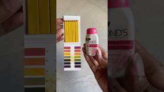 Revealing POND’S Body Lotion pH Test 😱 shorts ytshorts ashortaday explorepage foryou pHtest [upl. by Gabey]