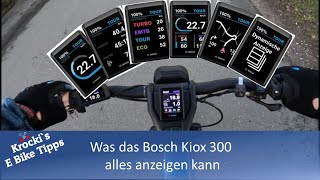 Was das Bosch Kiox 300 alles anzeigen kann [upl. by Adnalra559]