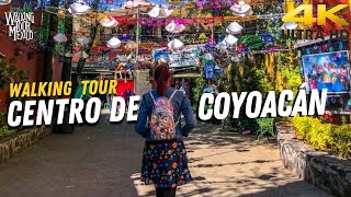 EXPLORING the Best of Centro de Coyoacán Mexico City 4K HD  Walking Tour coyoacán mexicocity [upl. by Dnar141]