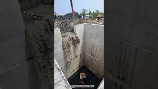 The process of deepening the reinforced concrete structure [upl. by Chellman455]