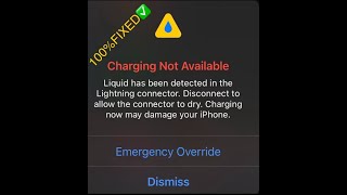 How to Fix Liquid in Lightning Connector on iPhone [upl. by Nalyorf]