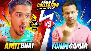 Amitbhai Vs Tonde Gamer Best Rare Gun Skin Collection Battle Gone Wrong😥  Garena Free Fire [upl. by Ahselrac]