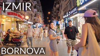 A Night Walk Through Bornova Izmir Streets Cozy Cafes amp Pubs Summer 2024 [upl. by Dalpe297]