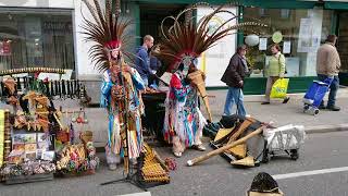 Straßenmusik in Wien Indianer Musikanten am Simmeringer Straßenfest [upl. by Sapienza160]