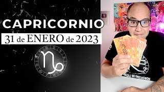 CAPRICORNIO  Horóscopo de hoy 31 de Enero 2023 [upl. by Gracia]