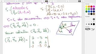 Geometria analítica  Posição relativa de duas retas [upl. by Nosnarb]