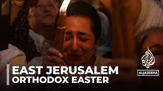 Orthodox Easter celebrations Subdued holiday as Israel imposes restrictions [upl. by Kirkwood]