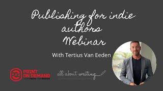 Publishing for indie authors in with Tertius Van Eeden CEO of ​ Print on Demand South Africa [upl. by Suez]