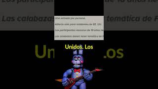 FNaF NOTICIA JS FNaF shorts fnafpelicula fnafcronologia fnafmovie halloween viralvideo [upl. by Htebazil]