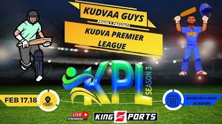 KUDVA GUYS PROUDLY PRESENTS  KUDVA PREMIER LEAGUE  SEASON 3  LIVE FROM PERLA  DAY1  LINK1 [upl. by Vergil424]