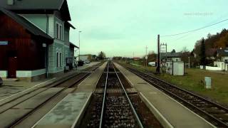 Mattigtalbahn  Führerstandsmitfahrt von Steindorf bStrasswalchen nach Braunau am Inn [upl. by Glialentn]