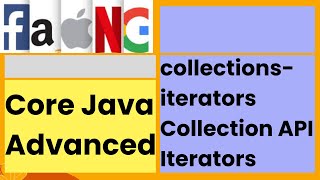 Core Java Advanced  collectionsiterators  Collection API  Iterators  faangacademy [upl. by Acinom]