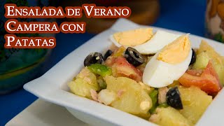 Ensalada de Verano Campera con Patatas [upl. by Tobi]