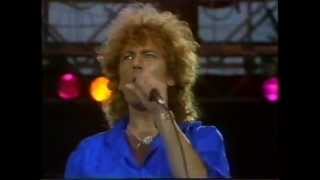 Led Zeppelin amp Phil Collins  Rock And Roll BBC  Live Aid 7131985 [upl. by Nahtanhoj]