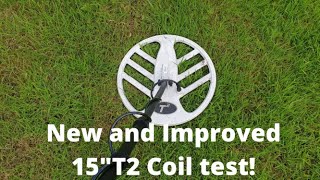 New and improved 15quot teknetics T2 coil test [upl. by Oinegue]