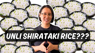 Unli SHIRATAKI RICE Totoo ba yun dahil halos walang calories [upl. by Brockie]