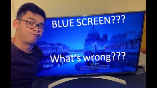 How to fix blue screen issue on LG TV part 1 [upl. by Airebma613]