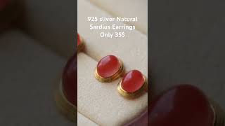 926 sliver Natural Sardius Earringscontact for purchase chrysoprase natural youtube [upl. by Ambrose]