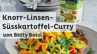 Knorr Linsen Süsskartoffel Curry  Rezept von Betty Bossi [upl. by Alya344]