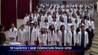 Tıp Fakültesi 1 Sınıf Öğrencileri Önlük Giydi [upl. by Ainala518]