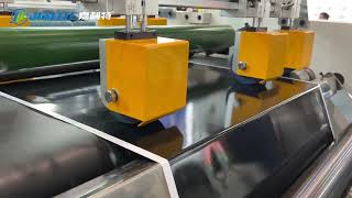 Automatic Hot and Cold Lamination Machine with Black Glue at the Drupa 2024 Exhibition Site [upl. by Efeek]