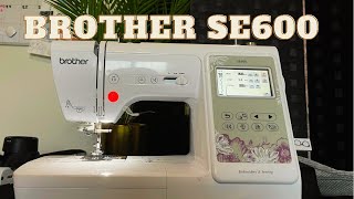 How to THREAD A BROTHER SE600 SEWING MACHINE [upl. by Daas]