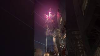 Fireworks at Lotte tower Happy new year 2024 [upl. by Orth745]