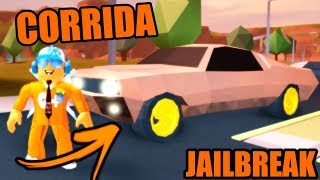 O MUSTANG BATEU NA CORRIDA NO JAILBREAK [upl. by Aksehcnarf129]