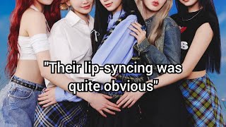 HYBE admits that Le Sserafim sing badly live and that they lip synced at an award ceremony Kpop [upl. by Adila]