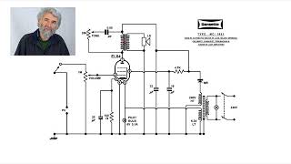 Valve Amplifier Study 005 Dansette Major Deluxe 21 Single Stage EL84 Single Ended Circuit [upl. by Trisha]