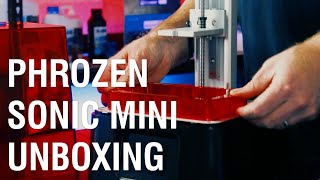 Phrozen Sonic Mini Unboxing amp Printing [upl. by Otirecul467]