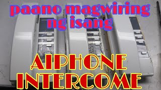 paano magwiring ng Aiphone intercom [upl. by Trebbor]