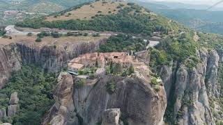 Meteora Kalabaka Greece Monastery of St Stephan Meteora  rocks up to 600 meters high Ther [upl. by Christean93]