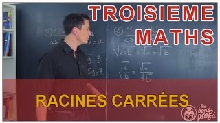 Racines carrées  définition  Mathématiques 3e  Les Bons Profs [upl. by Oitaroh987]