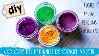 Cómo hacer colorantes naturales  vegetales en polvo 🥕 [upl. by Nahem984]