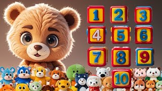 Teddy Bear Counting Adventure  A Joyful Journey from 1 to 10 [upl. by Patrica]