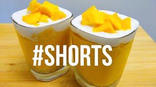 4 Ingredient Mango Sago Dessert Shorts [upl. by Rodney147]