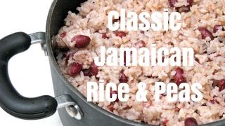 Classic Jamaican Rice amp Peas Recipe [upl. by Letney]