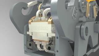 Liebherr  LIKUFIX fully automatic quick coupling system [upl. by Severn420]