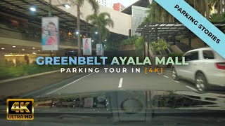 Greenbelt parking tour and fees in Ayala Malls Makati basement parking [upl. by Ytsenoh164]