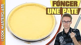 ✅ Comment foncer facilement une pâte à tarte  Fonçage du moule en quelques étapes [upl. by Abdel]