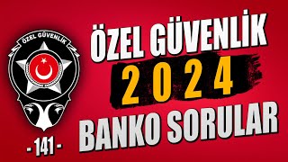 Özel Güvenlik 2024 Sınav Soruları  Özel Güvenlik Sınav Soruları [upl. by Yemarej]